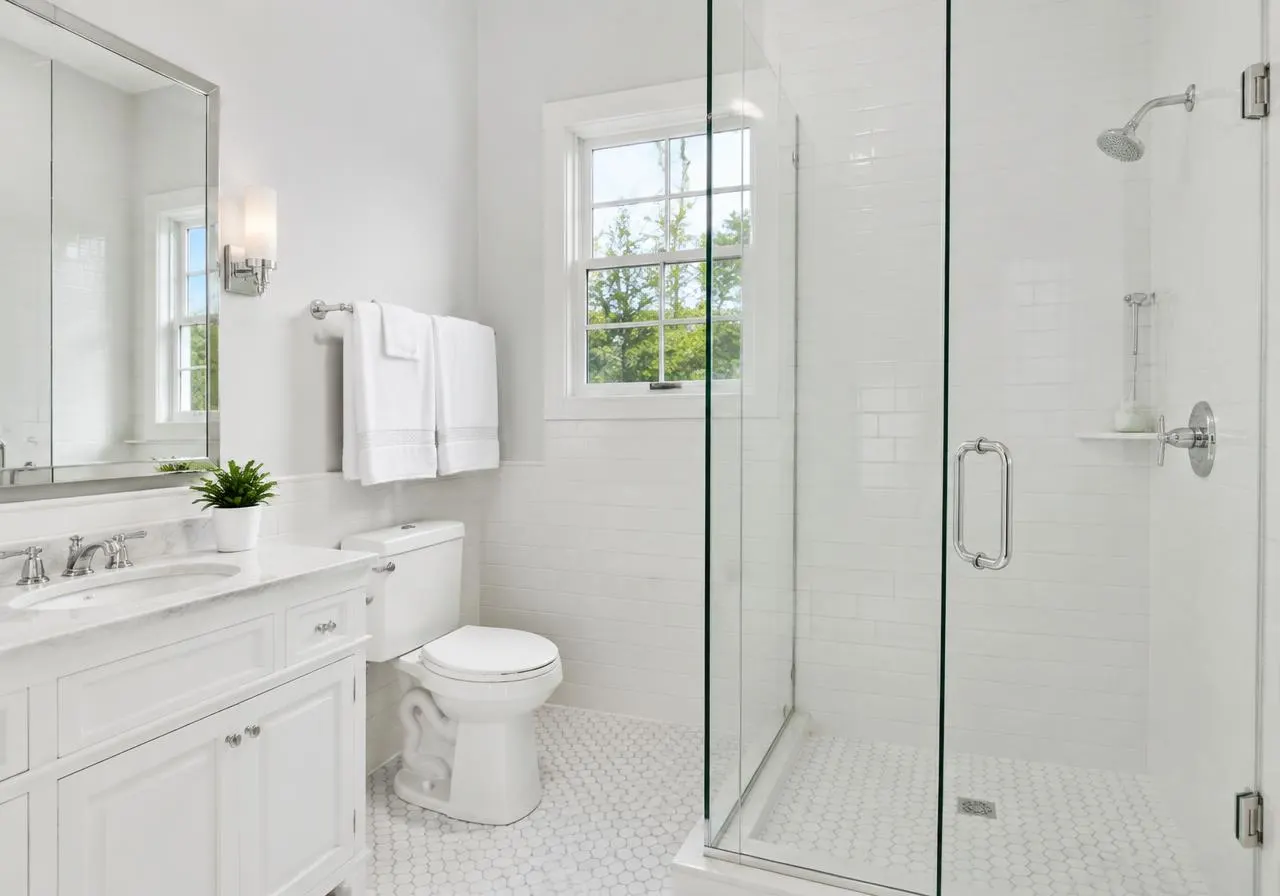 Bathroom after cleaning
