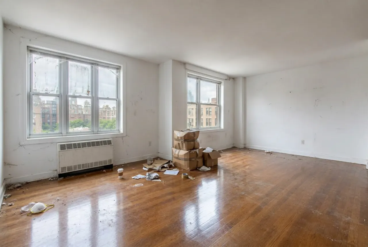 Move-out before cleaning
